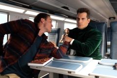 Argylle - La super spia, Henry Cavill in una movimentata scena del film