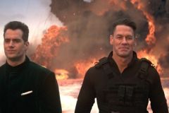 Argylle - La super spia, John Cena ed Henry Cavill in una scena del film