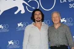 Ferrari, Adam Driver e Michael Mann durante il photocall a Venezia