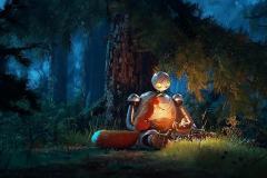 Il robot selvaggio, una scena del film d'animazione