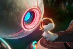 Il robot selvaggio, una scena del film animato