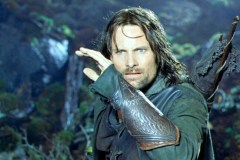 Il Signore degli Anelli - Le due torri, Viggo Mortensen in una scena del film