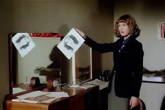 Profondo Rosso, Daria Nicolodi in una sequenza del film di Dario Argento