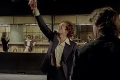 Profondo Rosso, David Hemmings e Gabriele Lavia in una sequenza del film di Dario Argento