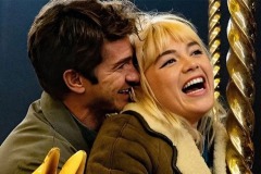 We Live in Time, Andrew Garfield e Florence Pugh in un momento del film