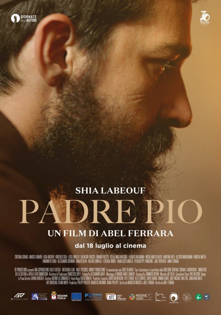 Padre Pio, la locandina italiana del film