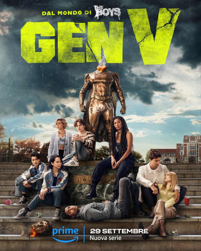 Gen V, il poster italiano della serie Prime Video