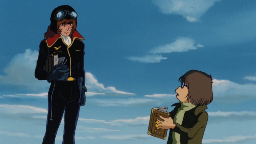 Capitan Harlock - L'Arcadia della mia giovinezza, Phantom Harlock II e Tochiro in una scena del film