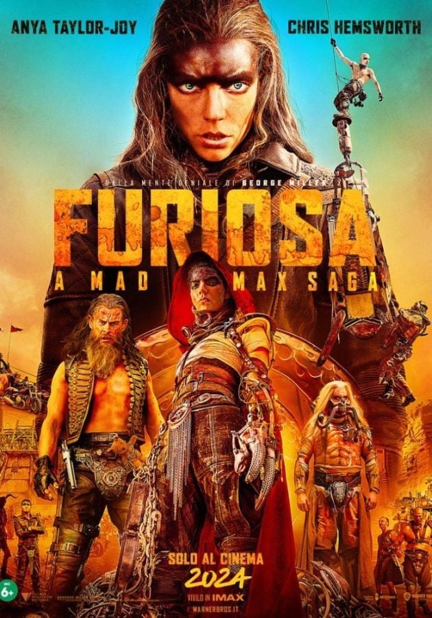 Furiosa: A Mad Max Saga, la locandina italiana del film