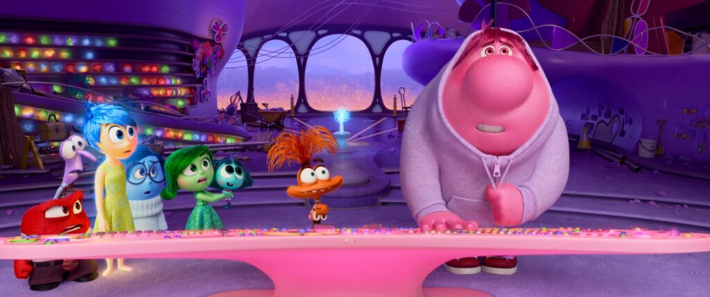 Inside Out 2, una sequenza del film d'animazione