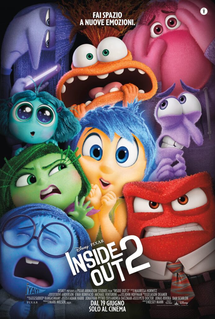 Inside Out 2, la locandina italiana del film d'animazione