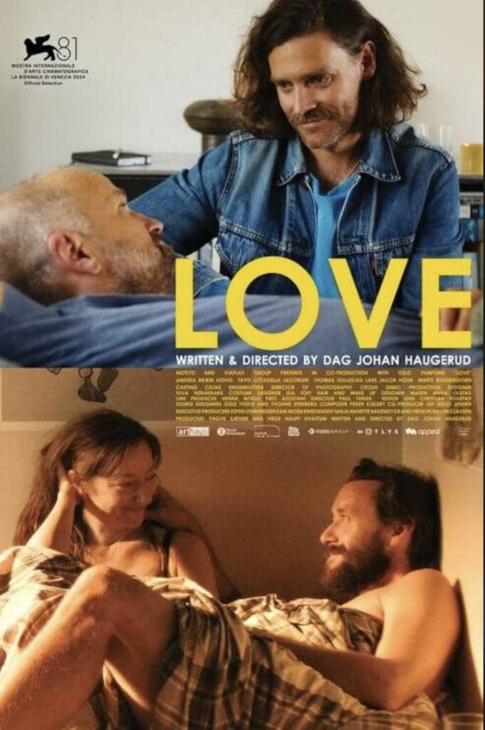 Love, la locandina originale del film di Dag Johan Haugerud