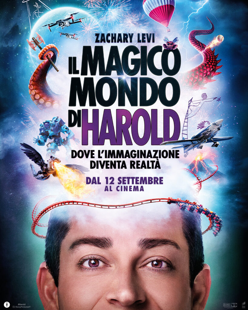 Il magico mondo di Harold, la locandina italiana del film