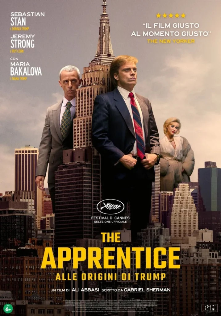 The Apprentice - Alle origini di Trump, la locandina italiana del film