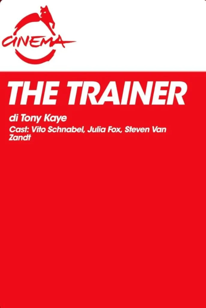 The Trainer, il teaser poster della Festa del Cinema di Roma 2024